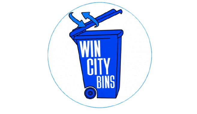 Win City Bins logo — a trash bin with the Win City Bins name